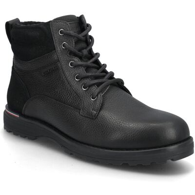 Tommy Hilfiger Corporate W Lth Lace Boot 41 BLACK 41 Tommy Hilfiger Corporate W Lth Lace Boot 41 BLACK 41