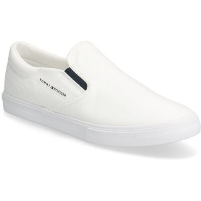 Tommy Hilfiger Vulc Core Slip On 43 WHITE 43 Tommy Hilfiger Vulc Core Slip On 43 WHITE 43