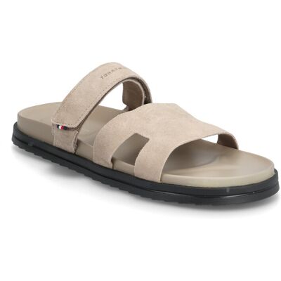 Tommy Hilfiger Adjustable Premium Suede Sandal 46 COASTAL TAUPE 46 Tommy Hilfiger Adjustable Premium Suede Sandal 46 COASTAL TAUPE 46