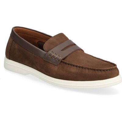 Tommy Hilfiger Hilfiger Mix Nubuck Loafer 43 LEGACY BROWN 43 Tommy Hilfiger Hilfiger Mix Nubuck Loafer 43 LEGACY BROWN 43