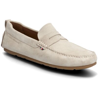 Tommy Hilfiger Core Hilfiegr Suede Driver 41 CLASSIC BEIGE 41 Tommy Hilfiger Core Hilfiegr Suede Driver 41 CLASSIC BEIGE 41
