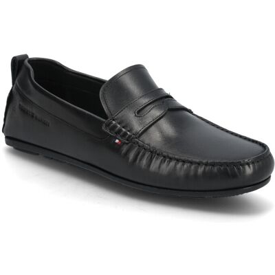 Tommy Hilfiger Core Hilfiger Leather Driver 41 BLACK 41 Tommy Hilfiger Core Hilfiger Leather Driver 41 BLACK 41