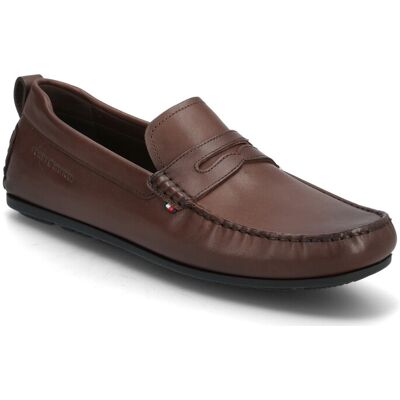 Tommy Hilfiger Core Hilfiger Leather Driver 41 DARK MOCHA 41 Tommy Hilfiger Core Hilfiger Leather Driver 41 DARK MOCHA 41