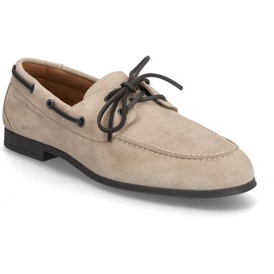 Tommy Hilfiger Flexible Slim Suede Boat Shoe 43 COASTAL TAUPE 43 Tommy Hilfiger Flexible Slim Suede Boat Shoe 43 COASTAL TAUPE 43