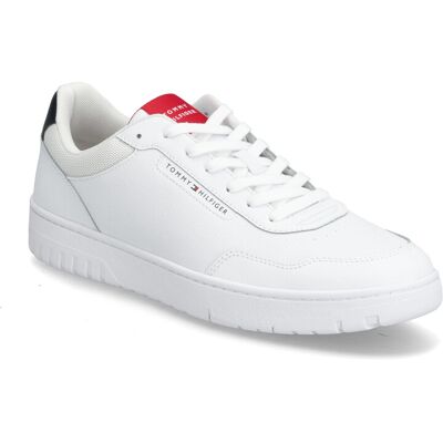 Tommy Hilfiger Basket Core Lite Lth 45 WHITE 45 Tommy Hilfiger Basket Core Lite Lth 45 WHITE 45