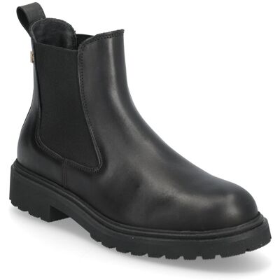 Tommy Hilfiger Th Leather Cleated Chelsea 36 BLACK 36 Tommy Hilfiger Th Leather Cleated Chelsea 36 BLACK 36