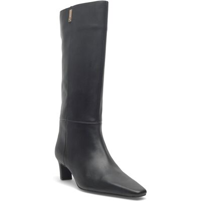 Tommy Hilfiger Th Square Toe Kitten Long Boot 41 BLACK 41 Tommy Hilfiger Th Square Toe Kitten Long Boot 41 BLACK 41