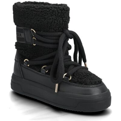 Tommy Hilfiger Faux Shearling Snowboot 36 BLACK 36 Tommy Hilfiger Faux Shearling Snowboot 36 BLACK 36