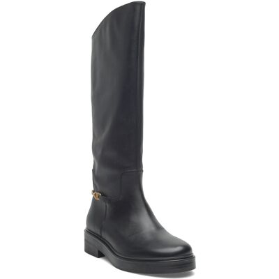 Tommy Hilfiger Th Horsebit Riding Long Boot 39 BLACK 39 Tommy Hilfiger Th Horsebit Riding Long Boot 39 BLACK 39