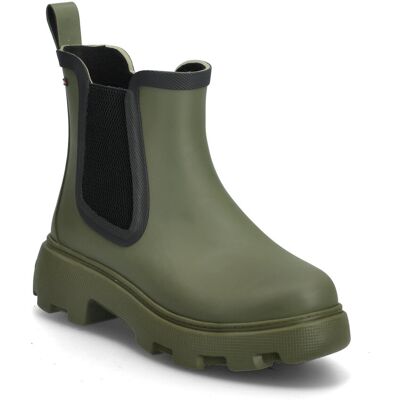 Tommy Hilfiger Flag Ankle Rainboot Warm Lining 36 HUNTSMAN GREEN 36 Tommy Hilfiger Flag Ankle Rainboot Warm Lining 36 HUNTSMAN GREEN 36