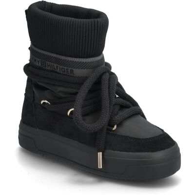 Tommy Hilfiger Tommytech Logotape Snowboot Warm 36 BLACK 36 Tommy Hilfiger Tommytech Logotape Snowboot Warm 36 BLACK 36