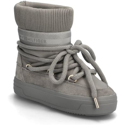 Tommy Hilfiger Tommytech Logotape Snowboot Warm 39 PEWTER GREY 39 Tommy Hilfiger Tommytech Logotape Snowboot Warm 39 PEWTER GREY 39