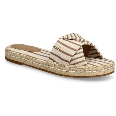 Tommy Hilfiger Espadrille Mule Sandal Stripes 36 SOFT CREAM 36 Tommy Hilfiger Espadrille Mule Sandal Stripes 36 SOFT CREAM 36