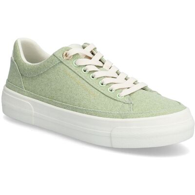 Tommy Hilfiger Th Foxing Platform Washed Canvas 39 GENTLE JADE 39 Tommy Hilfiger Th Foxing Platform Washed Canvas 39 GENTLE JADE 39