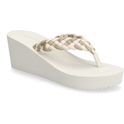 Tommy Hilfiger Th Wedge Braided Summer Sandal 39 SOFT CREAM CLASSIC BEIGE 39 Tommy Hilfiger Th Wedge Braided Summer Sandal 39 SOFT CREAM CLASSIC BEIGE 39