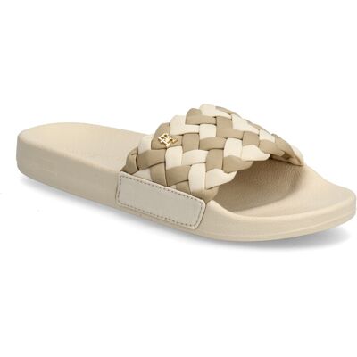 Tommy Hilfiger Th Braided Pool Slide 40 SOFT CREAM CLASSIC BEIGE 40 Tommy Hilfiger Th Braided Pool Slide 40 SOFT CREAM CLASSIC BEIGE 40