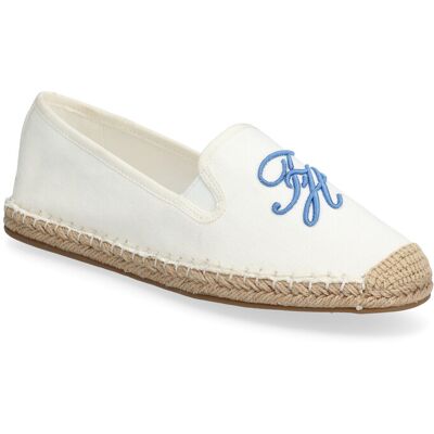 Tommy Hilfiger Th Script Summer Espadrille 37 ECRU 37 Tommy Hilfiger Th Script Summer Espadrille 37 ECRU 37