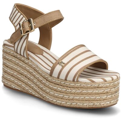 Tommy Hilfiger Platform Wedge Breton Stripes 39 SOFT CREAM 39 Tommy Hilfiger Platform Wedge Breton Stripes 39 SOFT CREAM 39