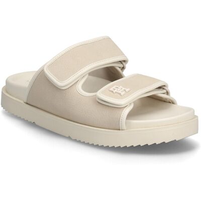 Tommy Hilfiger Double Strap Nubuck Sandal 38 SOFT CREAM 38 Tommy Hilfiger Double Strap Nubuck Sandal 38 SOFT CREAM 38