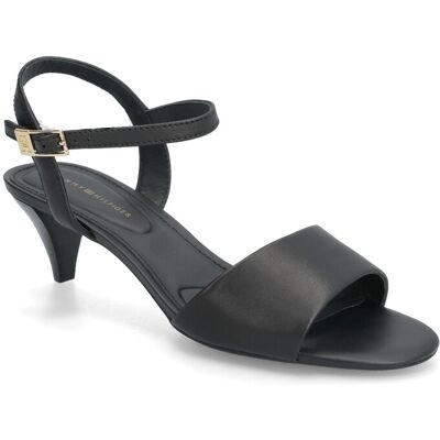 Tommy Hilfiger Th Open Toe Sandal Buckle 37 BLACK 37 Tommy Hilfiger Th Open Toe Sandal Buckle 37 BLACK 37