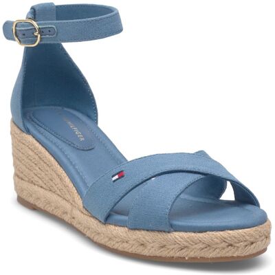 Tommy Hilfiger Mid Wedge Espad X Cross 37 COBALT STEEL 37 Tommy Hilfiger Mid Wedge Espad X Cross 37 COBALT STEEL 37