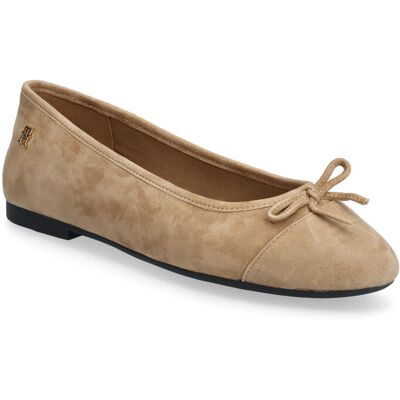 Tommy Hilfiger Hilfiger Suede Ballerina 40 SAFARI CANVAS 40 Tommy Hilfiger Hilfiger Suede Ballerina 40 SAFARI CANVAS 40