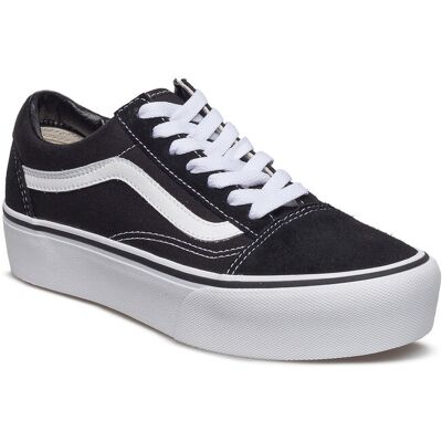VANS Ua Old Skool Platform 34.5 BLACK/WHITE 34.5 VANS Ua Old Skool Platform 34.5 BLACK/WHITE 34.5