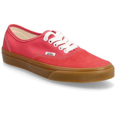 VANS Authentic 40 RED/GUM 40 VANS Authentic 40 RED/GUM 40
