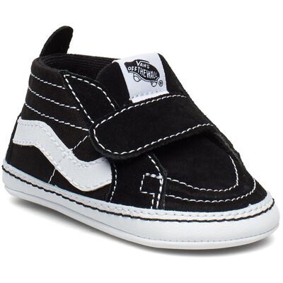 VANS Sk8-Hi Crib 34 BLACK/TRUE WHITE 34 VANS Sk8-Hi Crib 34 BLACK/TRUE WHITE 34