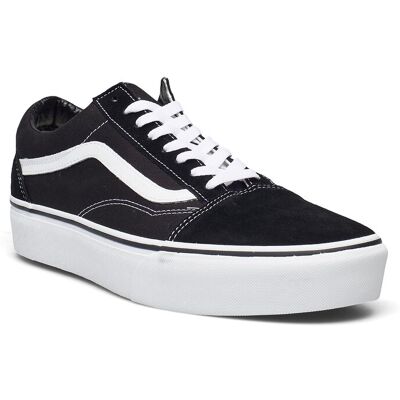 VANS Ua Old Skool Platform 44.5 BLACK/WHITE 44.5 VANS Ua Old Skool Platform 44.5 BLACK/WHITE 44.5