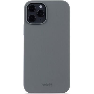 Holdit Space Gray silikonfodral iPhone 12/12Pro - Teknikstillbehör Holdit Space Gray silikonfodral iPhone 12/12Pro - Teknikstillbehör