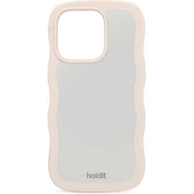Holdit Vågig Skal Light Beige för iPhone 14 Pro - Mobil tillbehör Holdit Vågig Skal Light Beige för iPhone 14 Pro - Mobil tillbehör