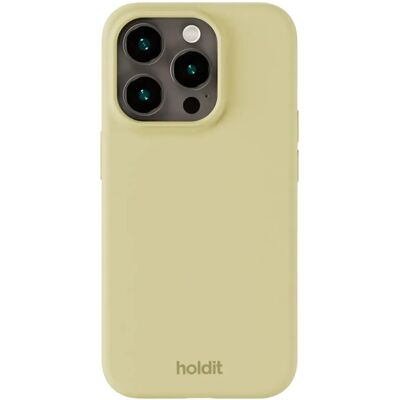 Holdit iPhone 15 Pro Max Silikonfodral med mjuk beröring - Biscotti - Mobilskal Holdit iPhone 15 Pro Max Silikonfodral med mjuk beröring - Biscotti - Mobilskal