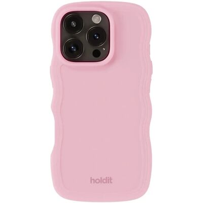 Holdit Rosa Wavy Skal till iPhone 16 Pro Max Holdit Rosa Wavy Skal till iPhone 16 Pro Max