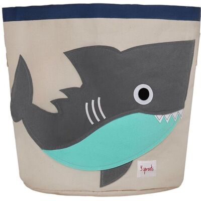 3 Sprouts Storage Container Round 44.5CM X 43CM GRAY - SHARK 44.5CM X 43CM 3 Sprouts Storage Container Round 44.5CM X 43CM GRAY - SHARK 44.5CM X 43CM