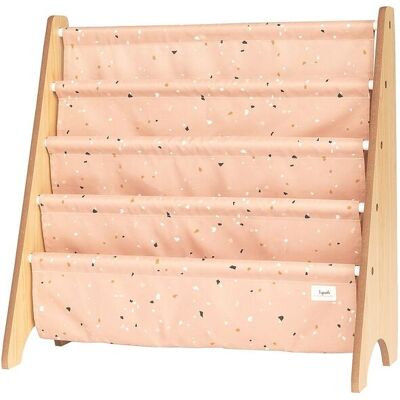 3 Sprouts Book Rack, Terrazzo/Clay 61CM X 62CM X 25CM CLAY 61CM X 62CM X 25CM 3 Sprouts Book Rack, Terrazzo/Clay 61CM X 62CM X 25CM CLAY 61CM X 62CM X 25CM