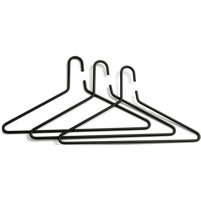 Essem Design 3-Pack Bøjle Triangel ONE SIZE BLACK TEXTURED ONE SIZE Essem Design 3-Pack Bøjle Triangel ONE SIZE BLACK TEXTURED ONE SIZE