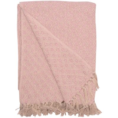 Au Maison Throw 130X180CM PINK/NATURE 130X180CM Au Maison Throw 130X180CM PINK/NATURE 130X180CM