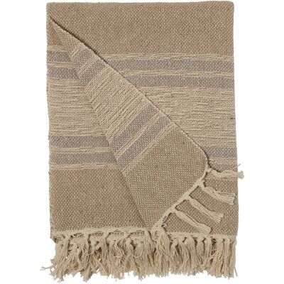 Au Maison Throw 130X170CM SAND/LIGHT BLUE 130X170CM Au Maison Throw 130X170CM SAND/LIGHT BLUE 130X170CM