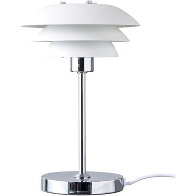 Dyberg Larsen Dl16 Hvid Bordlampe H25CM WHITE H25CM Dyberg Larsen Dl16 Hvid Bordlampe H25CM WHITE H25CM