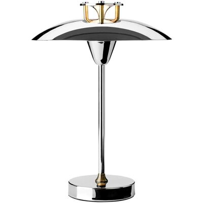 Halo Design Mini Stepp 1-2-3 Portable Table Lamp H:23CM CHROME H:23CM Halo Design Mini Stepp 1-2-3 Portable Table Lamp H:23CM CHROME H:23CM