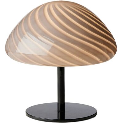 Halo Design Mini Mush Table Lamp, Glass Head, Metal Base ONE SIZE BLACK ONE SIZE Halo Design Mini Mush Table Lamp, Glass Head, Metal Base ONE SIZE BLACK ONE SIZE