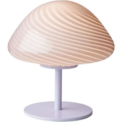Halo Design Mini Mush Table Lamp, Glass Head, Metal Base ONE SIZE PURBLE ONE SIZE Halo Design Mini Mush Table Lamp, Glass Head, Metal Base ONE SIZE PURBLE ONE SIZE