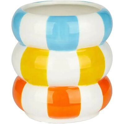 Balvi Keramiske Urtepotteskjuler, Flerfarvet 12 Cm H:12CM MULTICOLORED H:12CM Balvi Keramiske Urtepotteskjuler, Flerfarvet 12 Cm H:12CM MULTICOLORED H:12CM