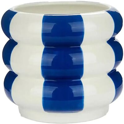 Balvi Keramik Urtepotte Flyder, Blå, 14.5 Cm H:14.5CM BLUE/ WHITE H:14.5CM Balvi Keramik Urtepotte Flyder, Blå, 14.5 Cm H:14.5CM BLUE/ WHITE H:14.5CM
