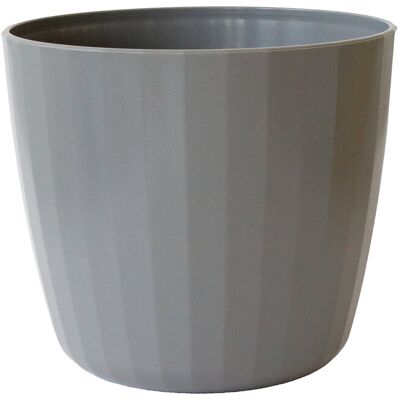 SMALLrevolution Berta - Flowerpot Ø16.5X18.5CM PP GREY Ø16.5X18.5CM SMALLrevolution Berta - Flowerpot Ø16.5X18.5CM PP GREY Ø16.5X18.5CM