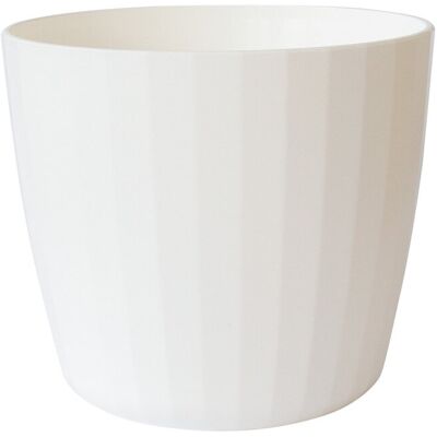 SMALLrevolution Berta - Flowerpot Ø16.5X18.5CM PP WHITE Ø16.5X18.5CM SMALLrevolution Berta - Flowerpot Ø16.5X18.5CM PP WHITE Ø16.5X18.5CM