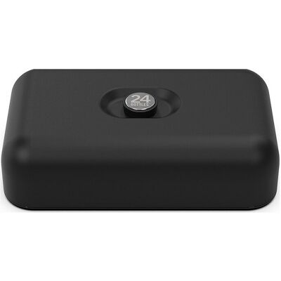 24bottles Lunch Box - Stone Finish - Tuxedo Black 1300 ml TUXEDO BLACK 1300 ml 24bottles Lunch Box - Stone Finish - Tuxedo Black 1300 ml TUXEDO BLACK 1300 ml