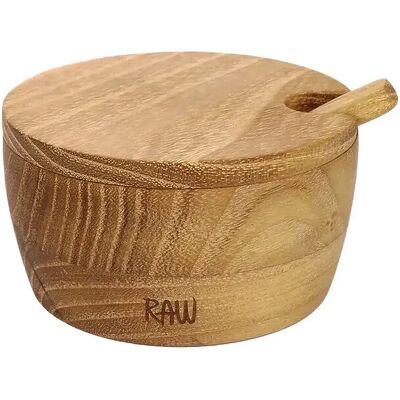 Aida Raw Teak Salt Jar With Lid + Spoon Salt Jar: Dia.8.2Xh4Cm, Lid: Dia.8.2Xh1Cm, Spoon: L8.7Cm ONE SIZE NATURAL ONE SIZE Aida Raw Teak Salt Jar With Lid + Spoon Salt Jar: Dia.8.2Xh4Cm, Lid: Dia.8.2Xh1Cm, Spoon: L8.7Cm ONE SIZE NATURAL ONE SIZE