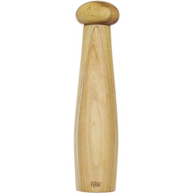 Aida Raw Teak Ceramic Pepper Grinder Tall H27.5 X D6.5Cm. 1 Pcs. H:27.5CM NATURAL H:27.5CM Aida Raw Teak Ceramic Pepper Grinder Tall H27.5 X D6.5Cm. 1 Pcs. H:27.5CM NATURAL H:27.5CM